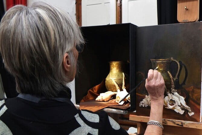 5 Mornings Still Life Painting Guided Workshop in Florence - How the 15-hour flow works from sketch to finished oil painting
