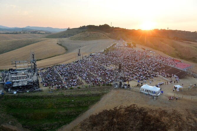 Andrea Bocelli concert LAJATICO Limousine Service from Florence - Private Mercedes Transport to Teatro del Silenzio, Minus the Chaos