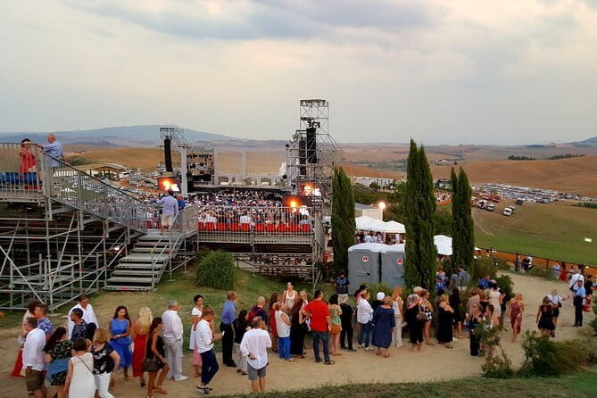 Andrea Bocelli concert LAJATICO Limousine Service from Florence - 5:00 pm Florence Pickup: The Part That Saves Your Evening