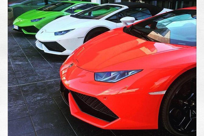 Antagonist Motors: Lamborghini, Ferrari, PaganiFactory, Lunch, Private transport - Price and value: what $505.23 gets you