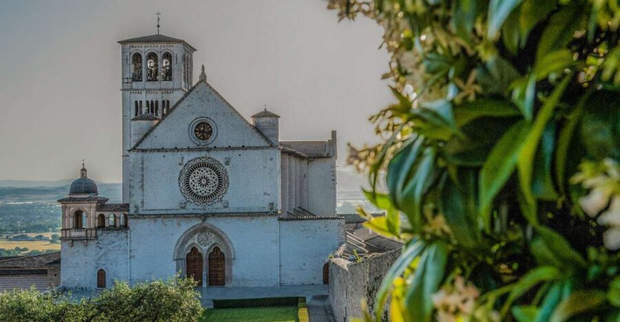 Assisi by driver and guide. Panoramic and Historical tour - St. Francis Basilica: Upper Basilica frescoes that explain the whole story