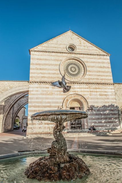 Assisi by driver and guide. Panoramic and Historical tour - Finishing at St. Rufino Cathedral: Romanesque calm to close out the day