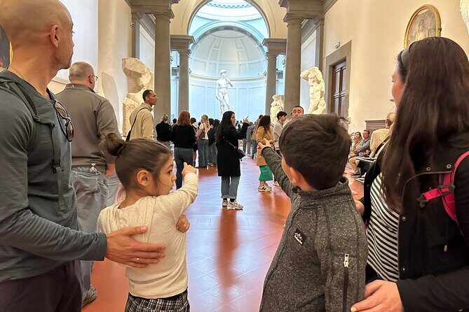Best of Michelangelo in Florence Tour for Kids with Academy Gallery Fast Access - Galleria dell’Accademia: where the David moment actually lands