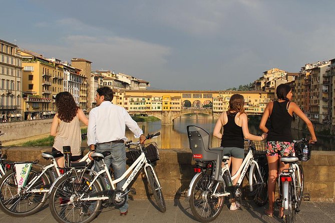 Bike Tour of Florence - Ponte Vecchio: The Famous Bridge, Seen While Moving