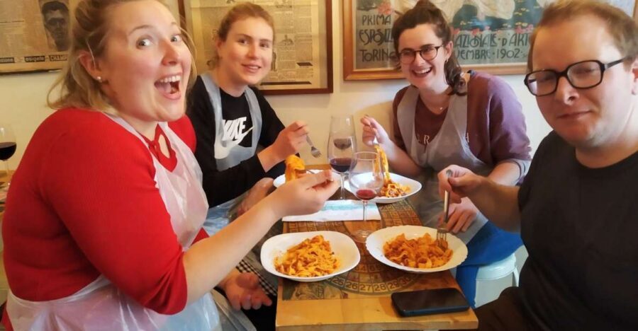 Bologna: Pasta Secrets Cooking Class with Local Expert - Daniele’s grocery-store setting in the Bologna center
