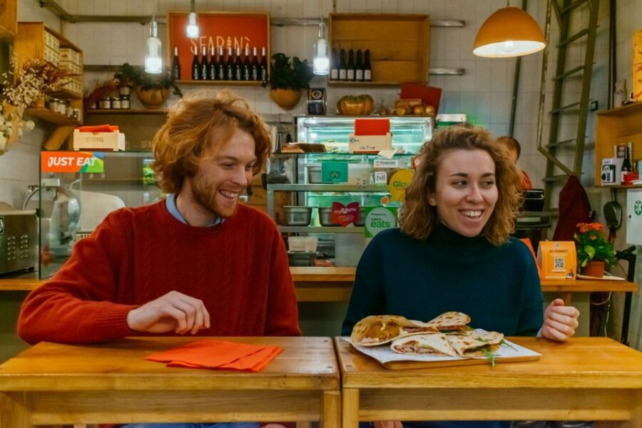 Bologna: Private Food Walking Tour with Tastings - Your starting point: Pollo e Patate Pollomino and the snack-first mindset
