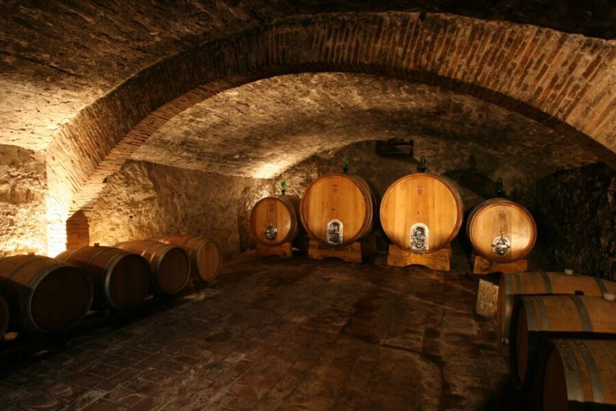 Chianti: Wine and Olive Oil Tasting with Cellar Tour - Arriving at the farmhouse: grounds, history, and how they make food part of wine