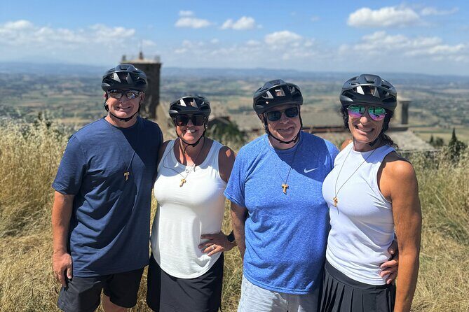 Cortona E-Bike Scenic Ride - Private Medieval Countryside tour - From the parterre to the Valdichiana: Belvedere di Cortona viewpoints