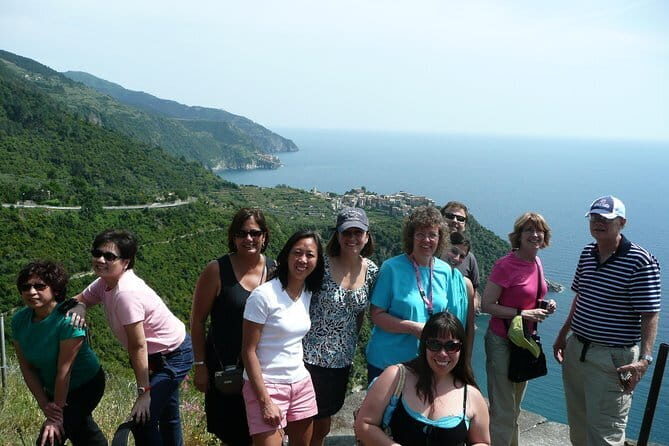 Day trip to Cinque Terre by Deluxe minivan & Hiking - Vernazza Lunch Time With a Sea-View Setting