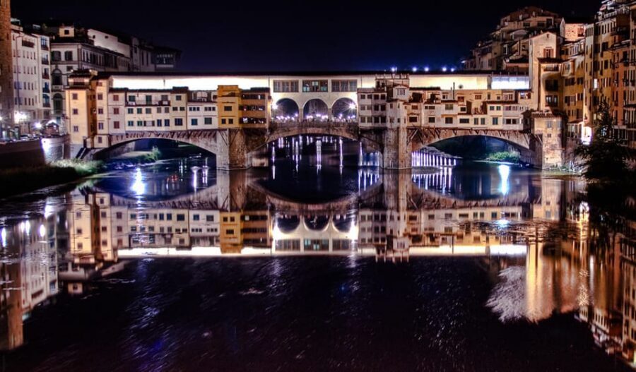 Discover Florence's Charm: Night Tour on Electric Golf Car - Piazzale Michelangelo at Night: The Golden Skyline Moment