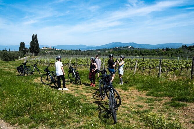 E-bike Chianti Classico & Tuscany tour with Wine & Lunch at Farm - Villa di Bellosguardo: Florence views and a monastery moment