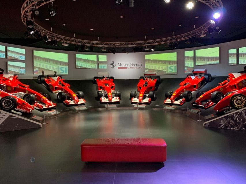 Ferrari Museum, Lamborghini Pagani Museums & Factory+Lunch - Shopping Opportunities at Ferrari, Lamborghini, and Pagani Stores