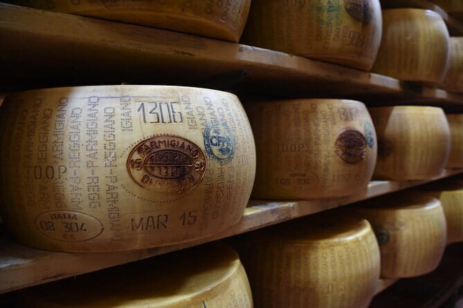 Ferrari Parmesan Cheese Balsamic Vinegar wine & food PRIVATE TOUR from FLORENCE - Castelvetro di Modena: balsamic vinegar and Parmigiano at production level