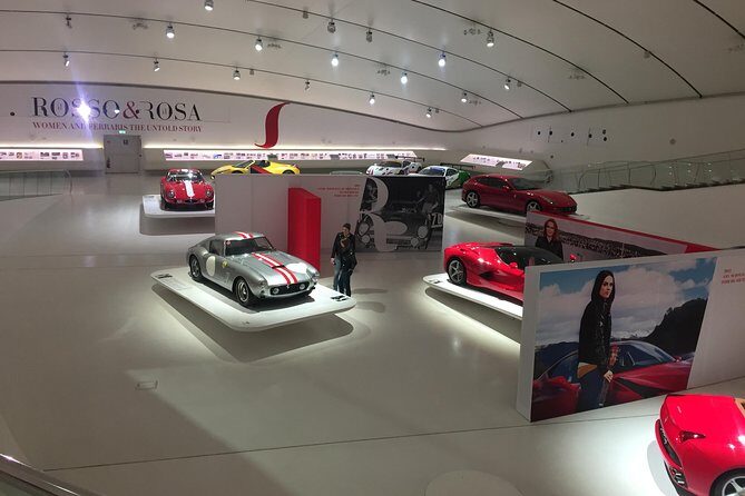 Ferrari Vip Tour Full Day Experience - 2 Test Drive Included - Museo Ferrari in Maranello: trophy rooms and rotating model time