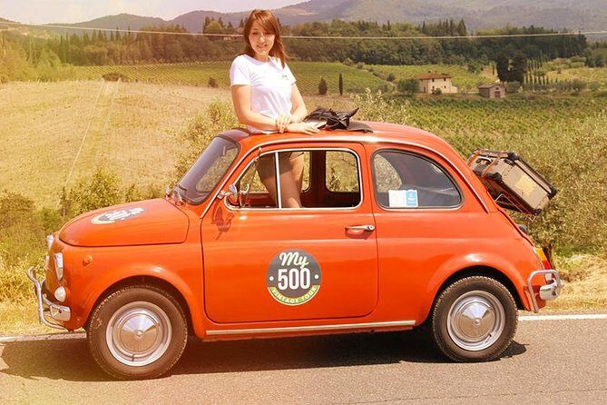 Fiat 500 Tour of the Chianti Roads from San Gimignano - Stop 1: Strada Statale 222 Chiantigiana for that classic Chianti road feeling