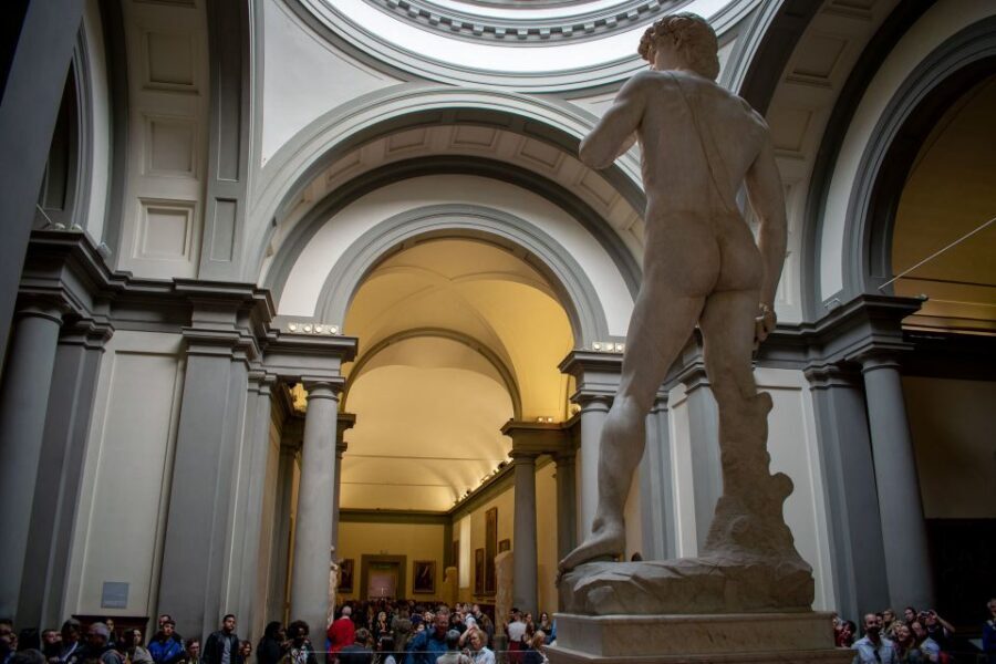 Florence: Accademia Gallery Guided Tour with Priority Access - Tribuna di De Fabris: how the route leads you to David