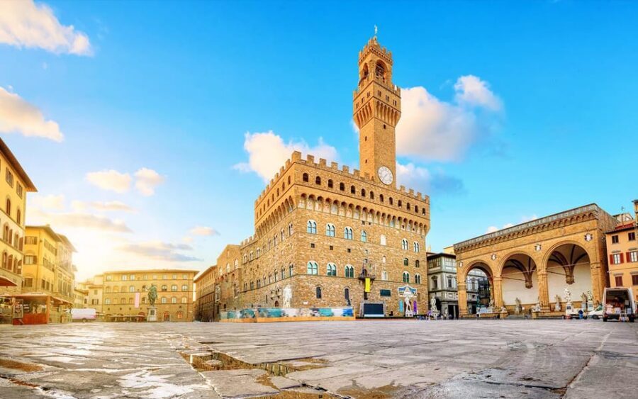 Florence: Arnolfo Tower Climb & Palazzo Vecchio Entry Ticket - Audio guide reality check: bring headphones