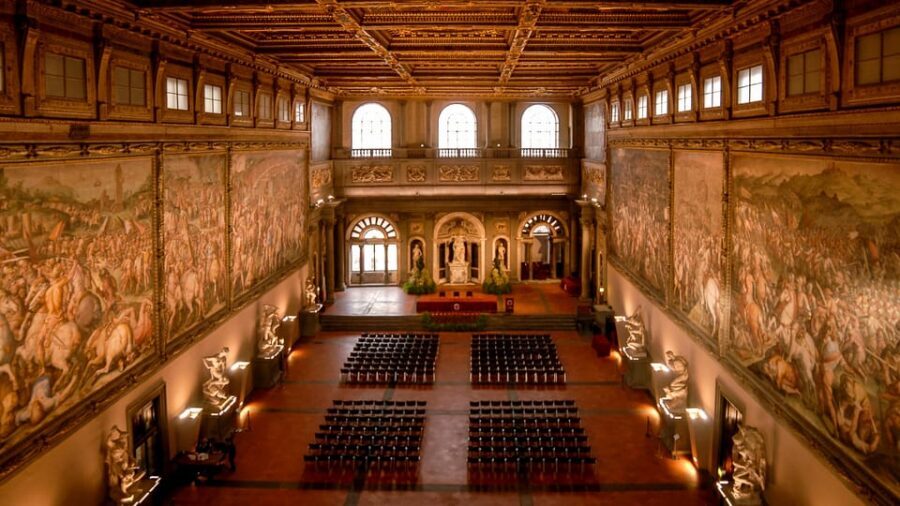 Florence: Arnolfo Tower Climb & Palazzo Vecchio Entry Ticket - Finding your host: Neptune Fountain to David statue