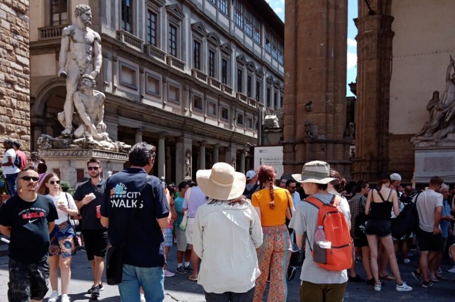 Florence: City Highlights & Historic District Guided Tour - Uffizi Gallery, Loggia dei Lanzi, and Palazzo Vecchio: Art and Public Power