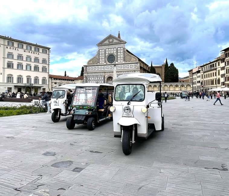 Florence: Eco Golf Car & e Tuk Tuk City Tour - Key highlights that matter