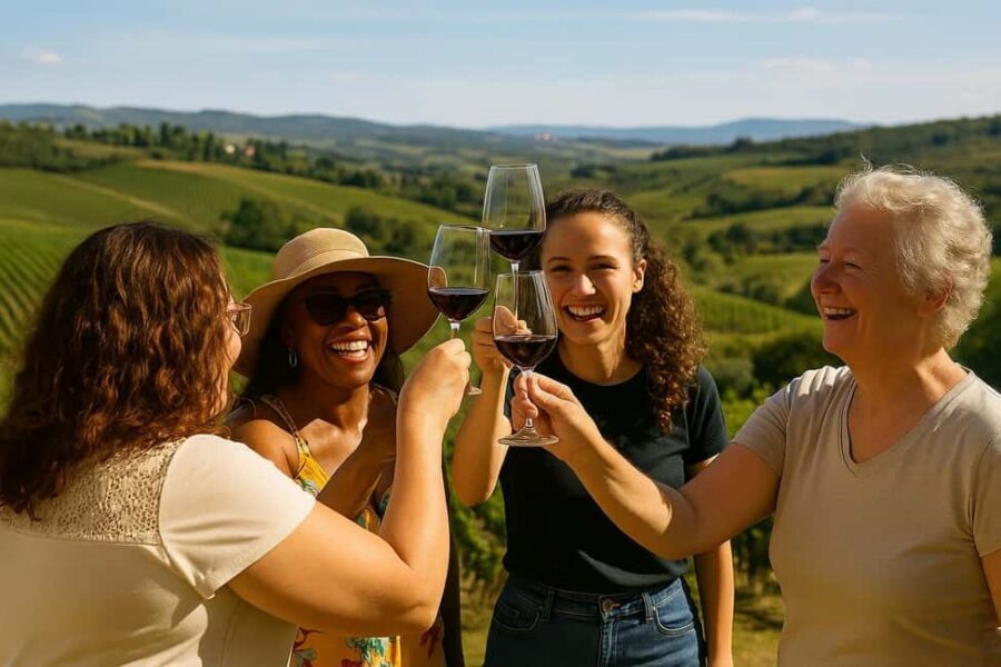 Florence: Great Chianti Wine and Olive Oil Trail with Lunch - Chianti Hills photo stop: the views hit fast