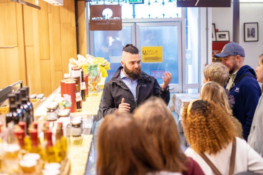 Florence: Grocery Market Food Tour and Tastings with a chef - Cheese counter time: formaggi with real character