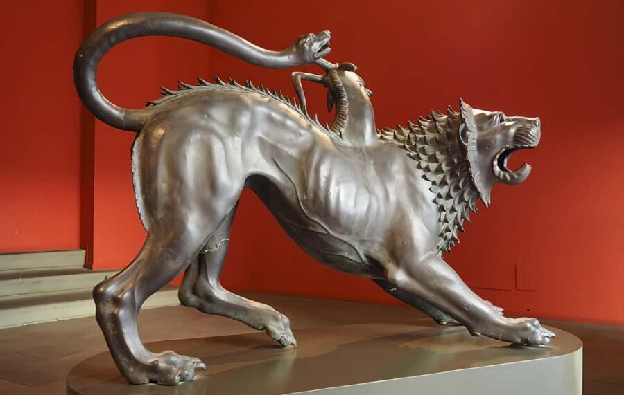 Florence: National Archeological Museum of Florence - First floor bronzes and the Chimera: Cellini’s 1500 restorations matter