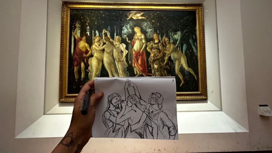Florence : Painting and Wine - Step-by-step acrylic painting: You’ll get real help with real choices