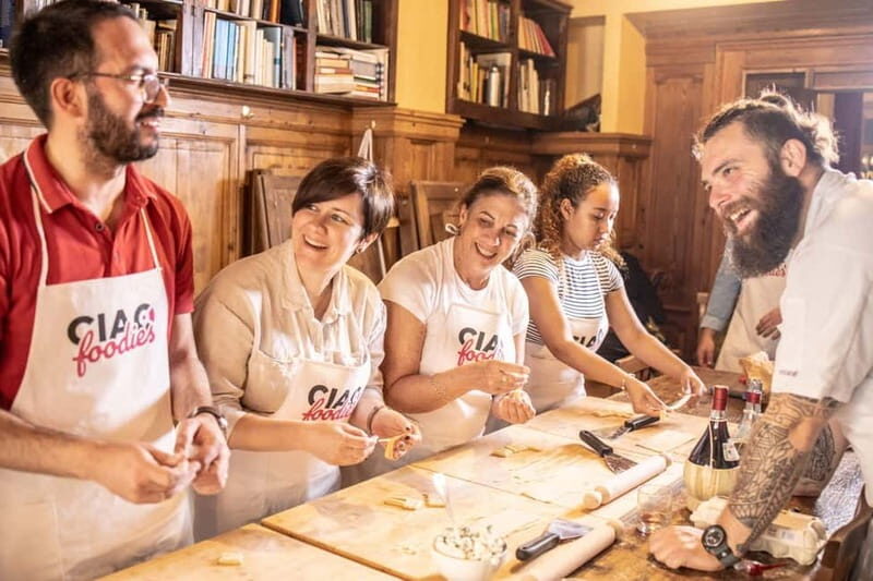 Florence: Pasta & Tiramisu Class with Unlimited Wine - Starting point: La Cucineria hub in central Florence