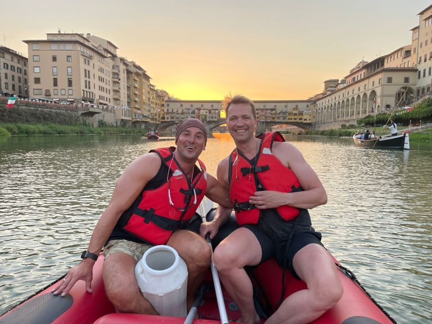 Florence: Ponte Vecchio Rafting Experience with Aperitif - Key highlights worth your time