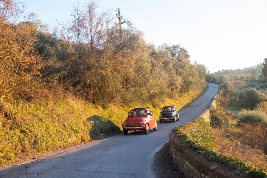 Florence: Private Vintage Fiat500 Countryside & Winery Lunch - Meeting at Via del Campuccio and the passenger rules you should know