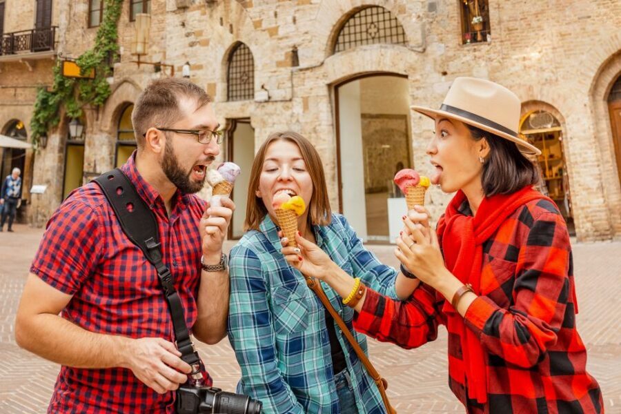 Florence: Siena San Gimignano Private Day Tour by Deluxe Car - Gelato break plus a realistic lunch plan