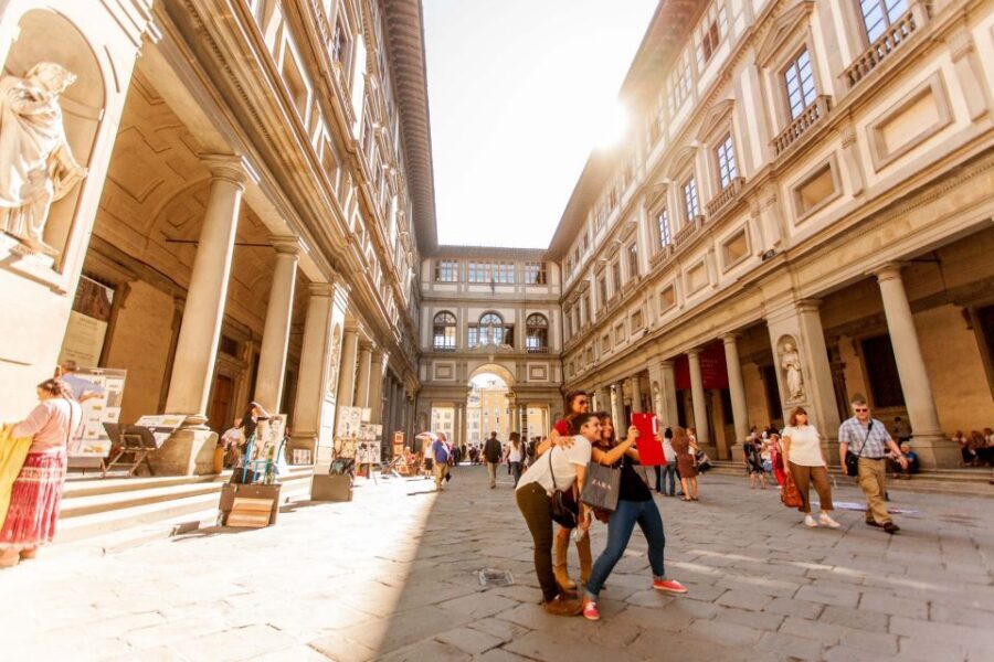 Florence: Skip-the-Line Uffizi Gallery Small Group Tour - Getting your ticket fast at the meeting point