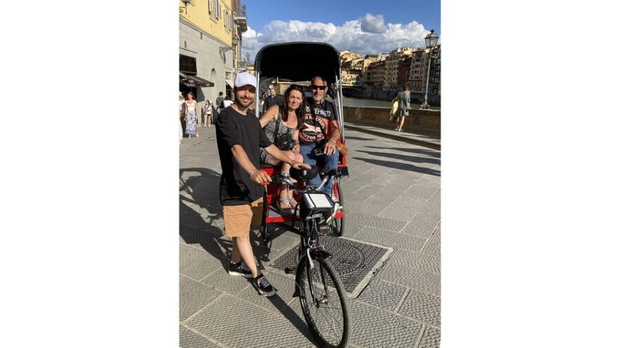 Florence: Tour of Florence by rickshaw - Pickup that’s easy to live with in a maze of squares