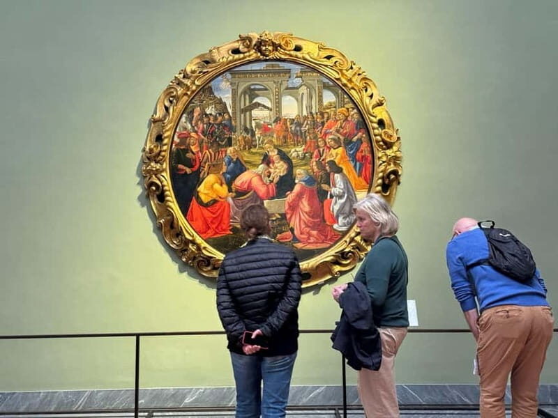 Florence: Uffizi Gallery Fast-Track Ticket - Meet-up at the Leonardo da Vinci statue: how check-in works