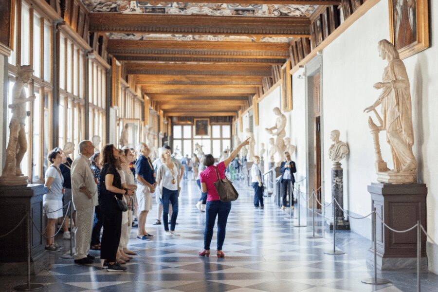 Florence Uffizi Gallery & Medici Vasari Corridor Guided Tour - Uffizi Gallery fast-track: 1.5 hours of big decisions