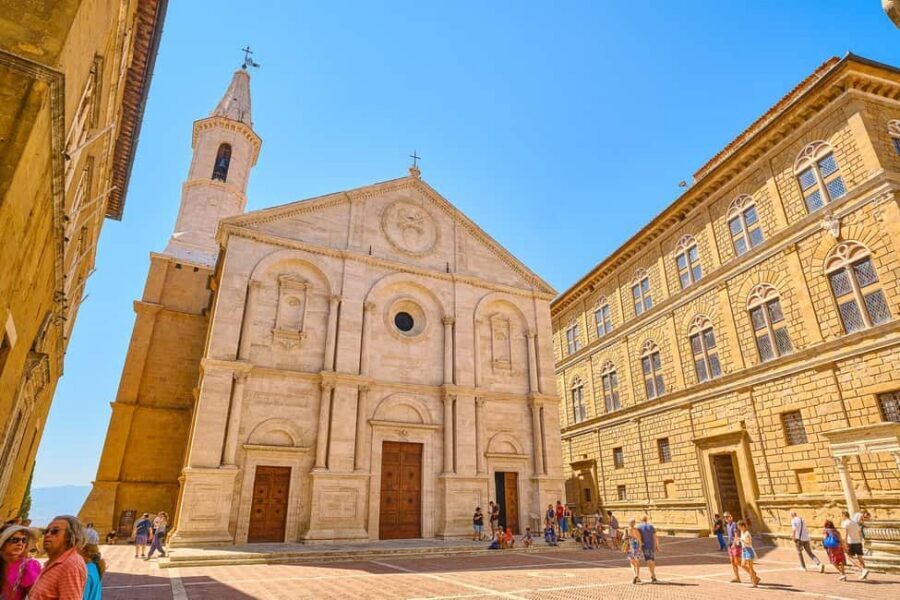 Florence: Val d'Orcia Private Chauffeur-Driven Tour - Montepulciano: Vino Nobile and New Moon filming connections