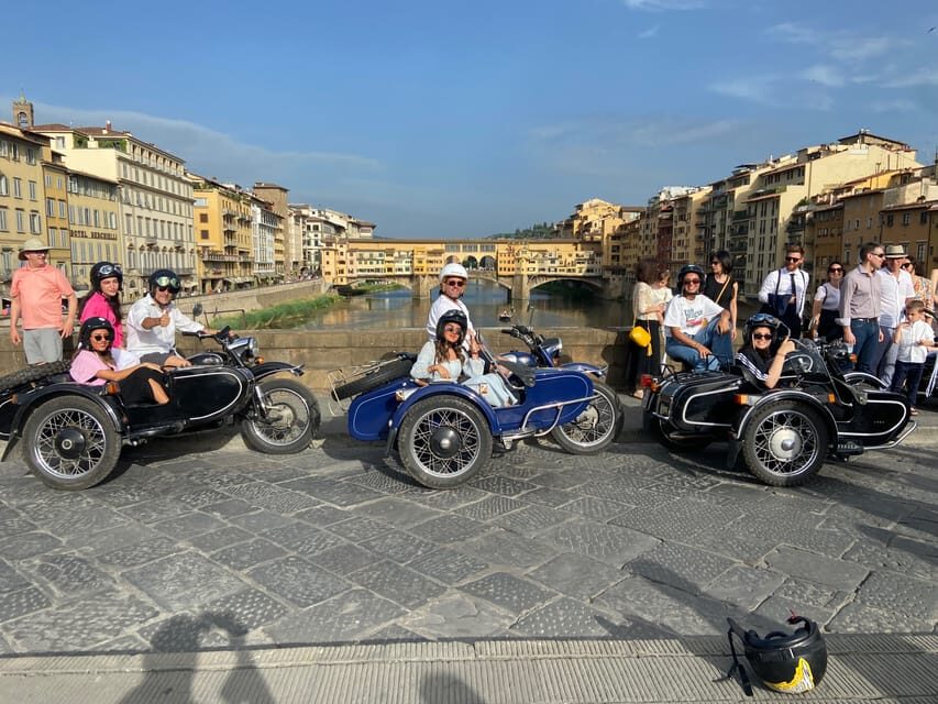 Florence Vintage Motorcycle Sidecar ride - Morning or Sunset - San Miniato al Monte and the Monumental Cemetery of the Holy Doors