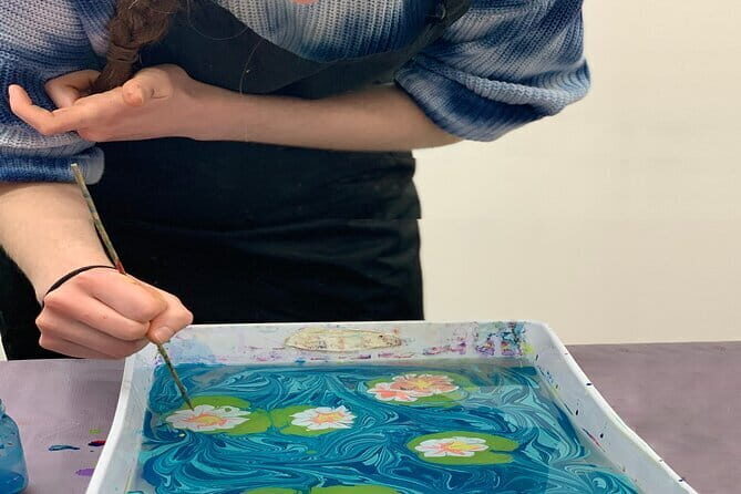 Florentine Paper Marbling an Artisan Tradition in Italy - Intro and Live Demo: The Paper Treatment and Color Magic