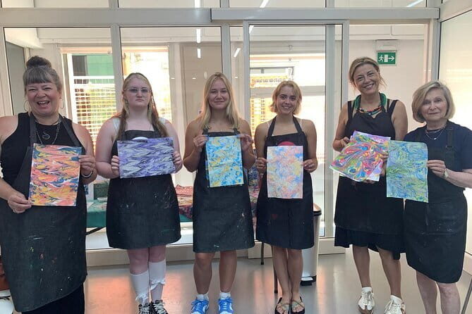 Florentine Paper Marbling an Artisan Tradition in Italy - Via Giraldi Start: Getting to a Real Local Studio Vibe