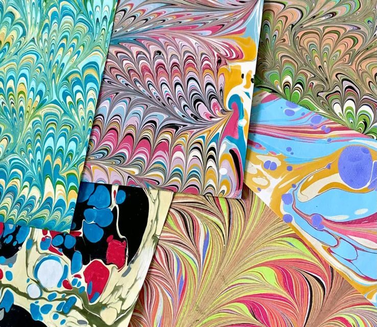 Florentine Paper Marbling Artisan Experience - The Live Demo: How to Read the Water