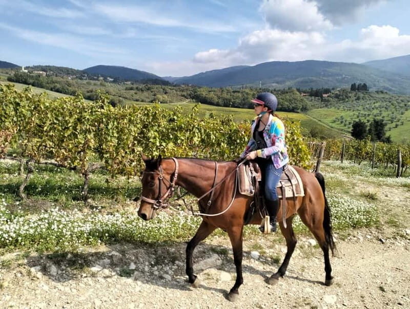 From Florence: Horse Ride and Wine Tour at Estate with Lunch - The 1.5-hour horseback ride: what it feels like on the ground