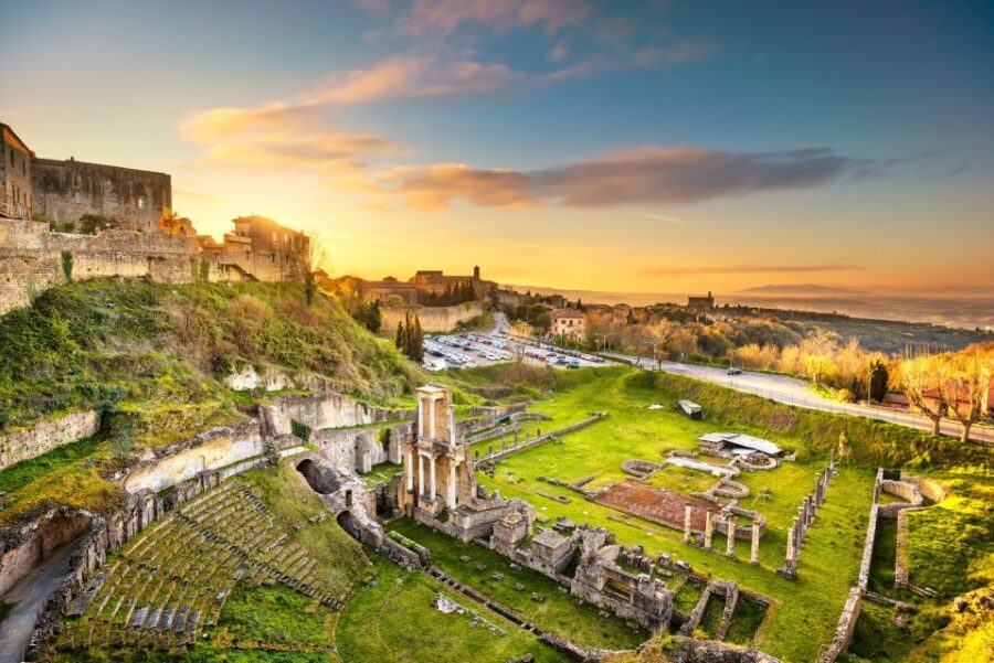 From Florence: PRIVATE Tour of San Gimignano and Volterra - Volterra’s ancient layers: Etruscans, Roman baths, and a theatre cut from rock