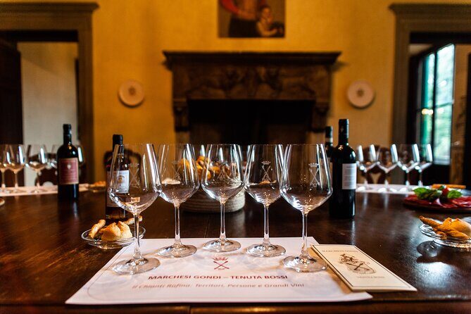 From Florence to Chianti Rufina: Wine Tasting Experience - Entering the Bossi Estate cellar and the story of Marquis Gondi