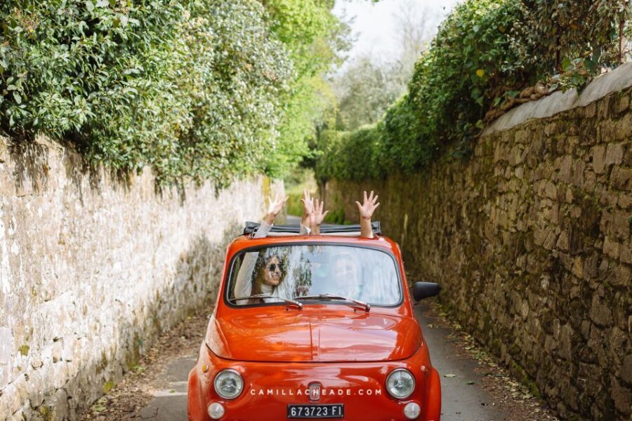 From Florence: Vintage Fiat 500 Chianti & Tuscany Wine Tour - Exploring countryside roads with a private driver