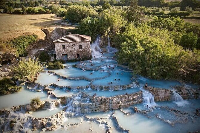 Guided tour of the wonderful Terme di Saturnia - The Drive: Tuscan Coast Scenic Value, with AC and WiFi