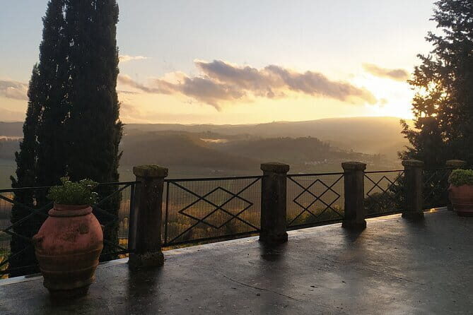 Guided tour with wine tasting and local organic products - Fattoria Majnoni Guicciardini: terrace views and tuff-cellar atmosphere