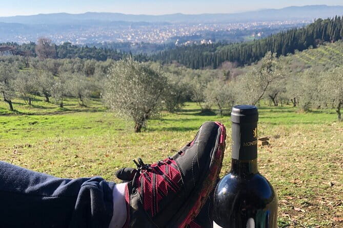 Hiking Florence Tuscany hills with lunch & wine - Stop in Fiesole: the viewpoint that makes the morning worth it