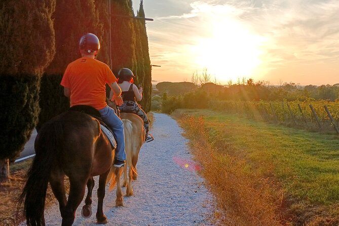 Horseback riding at sunset 1 hour at the Certosa di Pisa - Who should book this sunset ride (and who might not love it)