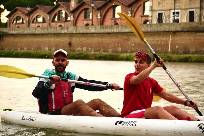 Kayak tour on the river Arno, Pisa (aperitif upon request) - Ponte di Mezzo: 89 meters, one arch, and the WWII rebuild